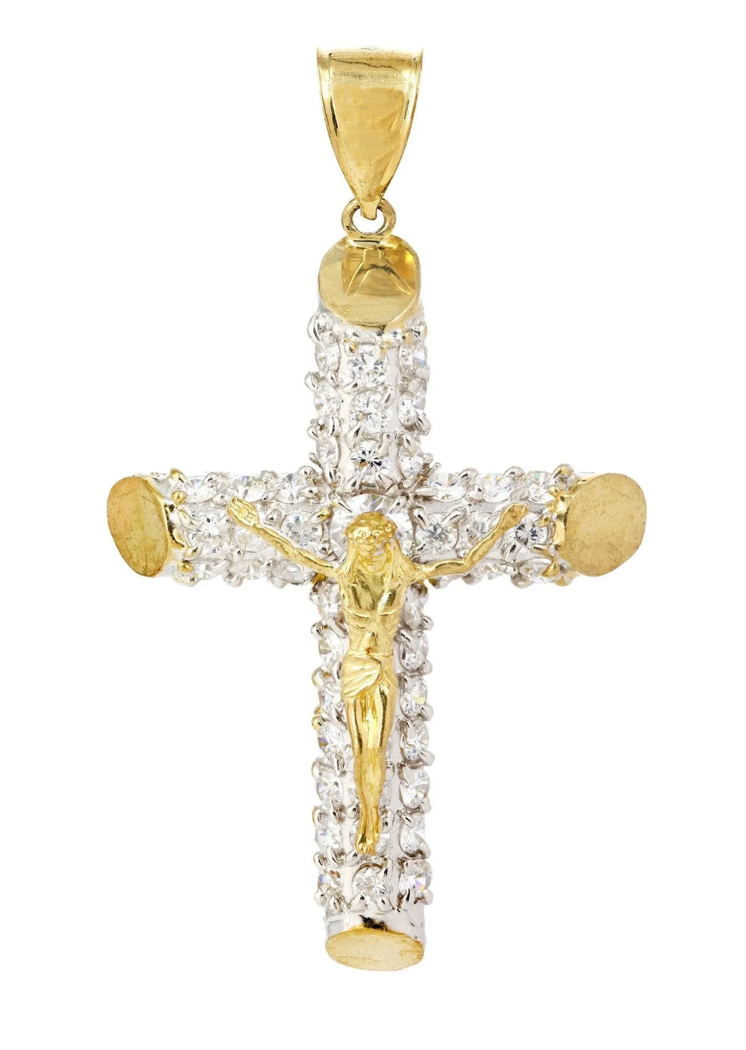 10K Gold Cross / Crucifix Pendant  |  14.7 Grams