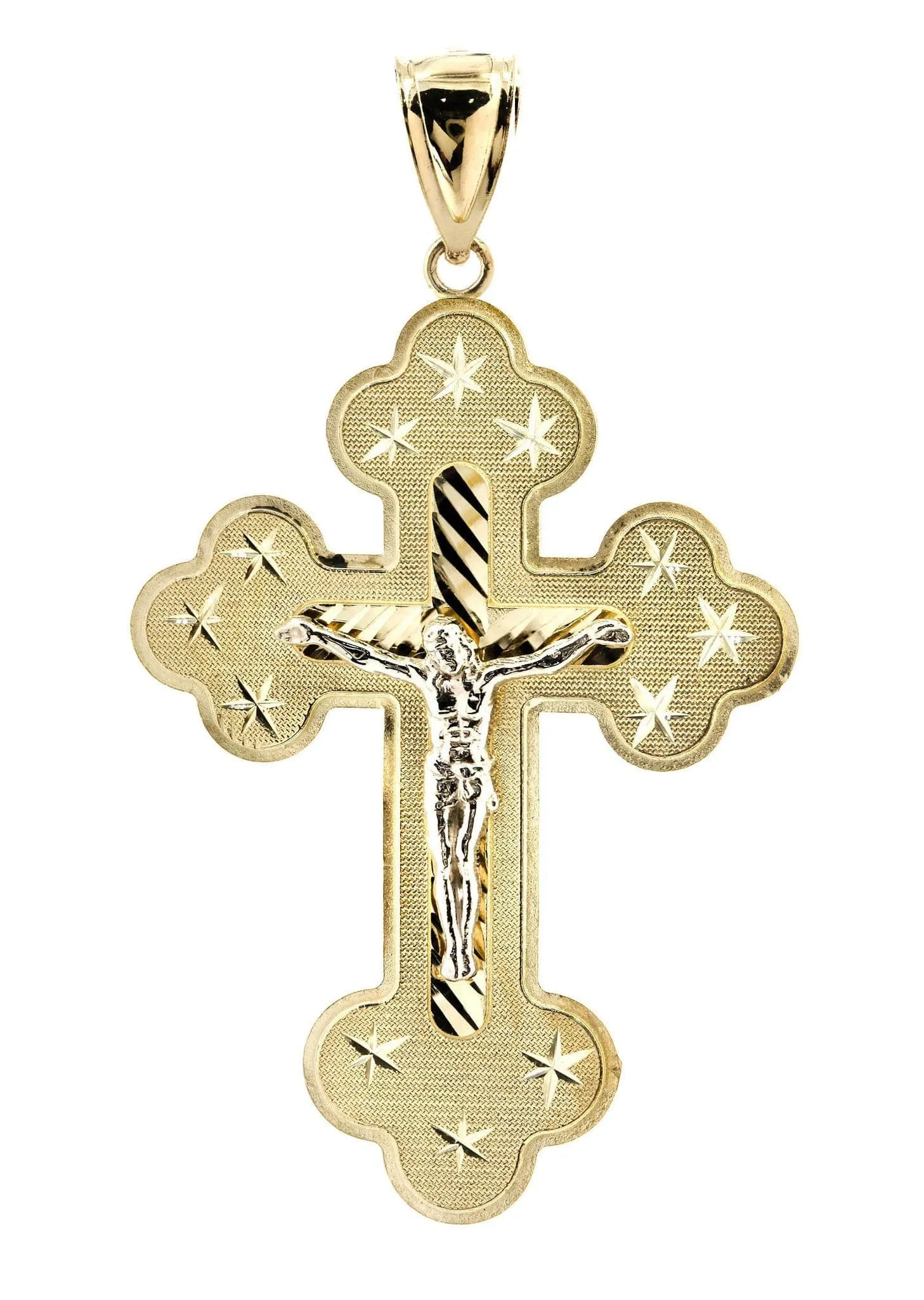 10K Gold Cross / Crucifix Pendant  |  5.9 Grams