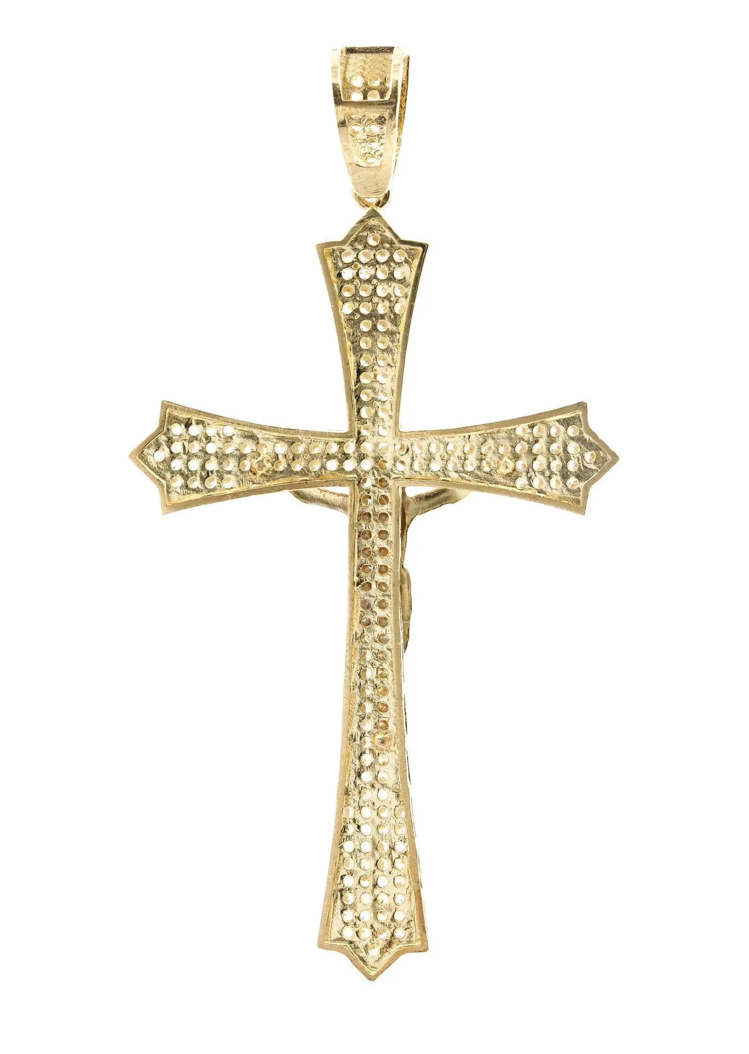 10K Gold Cross / Crucifix Pendant  |  7.2 Grams