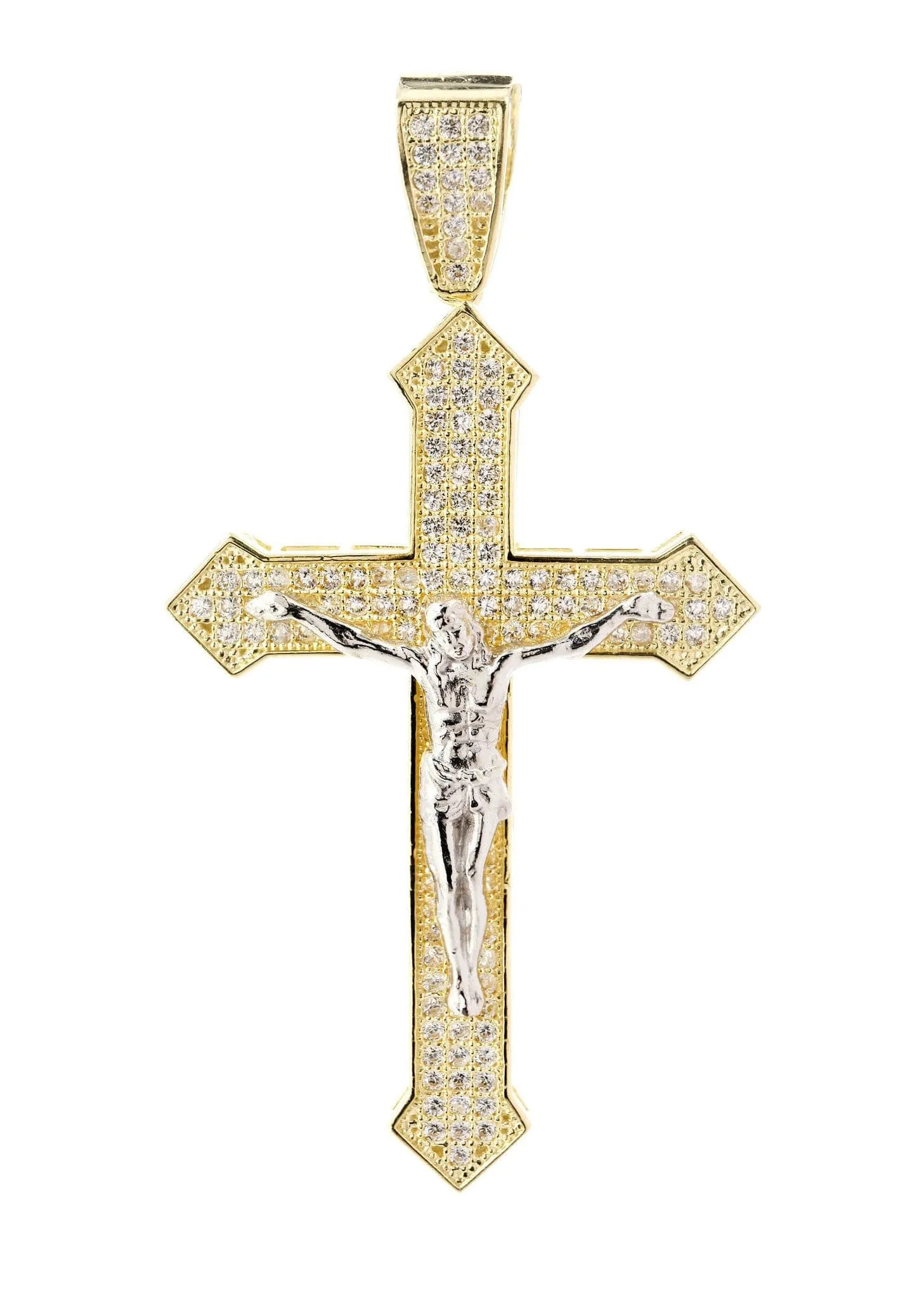 10K Gold Cross Pendant  |  6 Grams