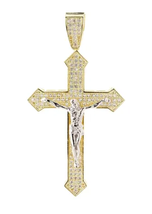 10K Gold Cross Pendant  |  6 Grams