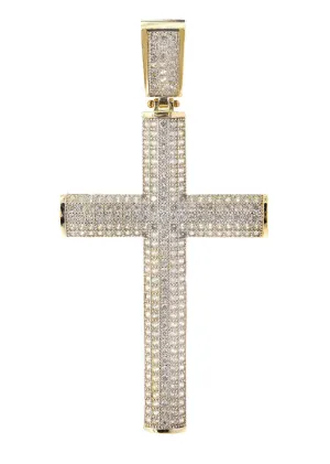 10K Gold Cross Pendant  |  6.5 Grams