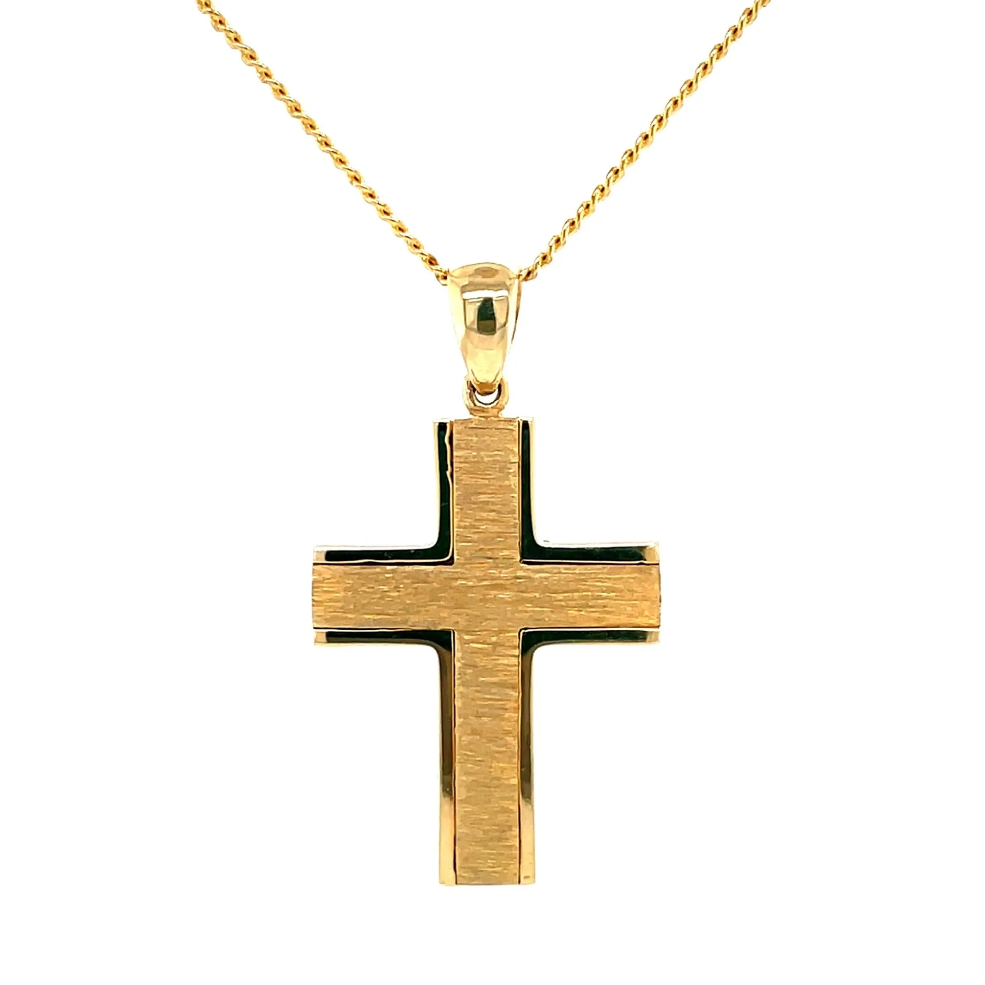 14ct Yellow Gold Crucifix