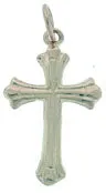 14K Yellow Gold Fancy Cross w/ Design Pendant SKU:  52834