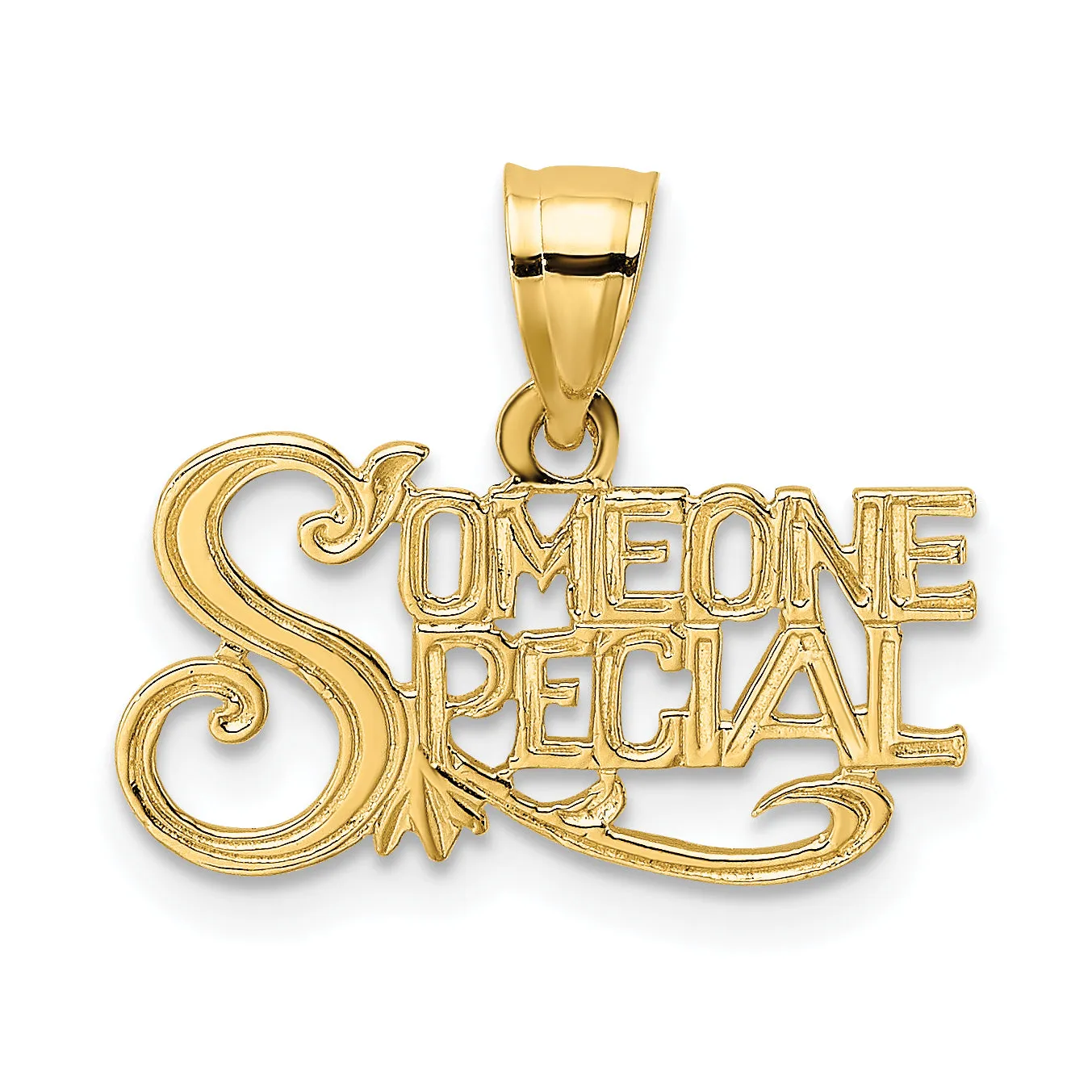 14k Yellow Gold SOMEONE SPECIAL Pendant