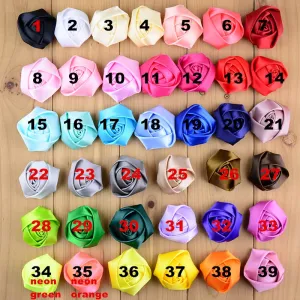 30pcs. Satin Roses  SATIN-002