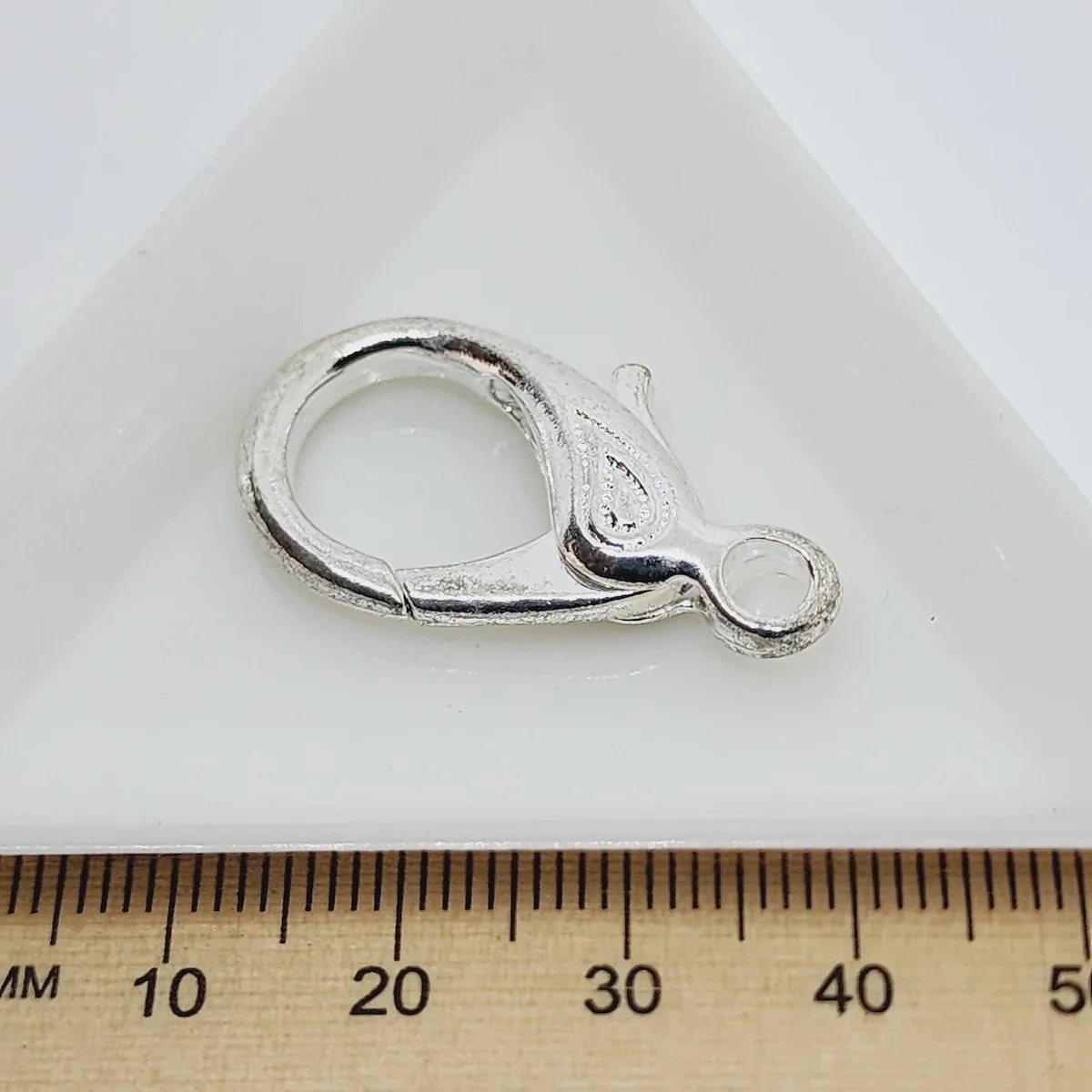 32mm Parrot Clasp (1) - Silver