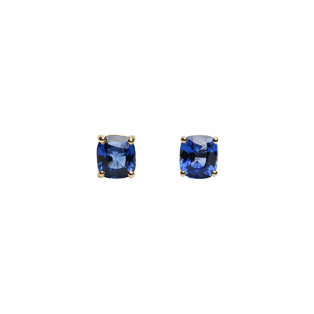 3.50 Carat Sapphire Stud Earrings