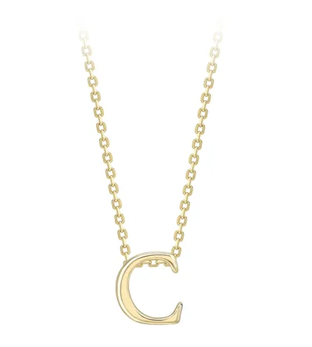 9ct Yellow Gold Initial Pendants A-Z