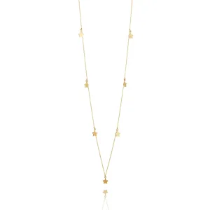 9kt Gold Seven Star Pendant Necklace