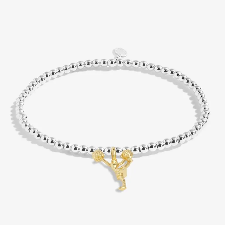 A Little 'Cheerleader' Bracelet In Gold-Tone Plating