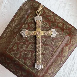 Antique Tri Gold Cross