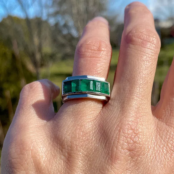 Art Deco Emerald Ring