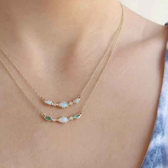 Aurora Opal Necklace