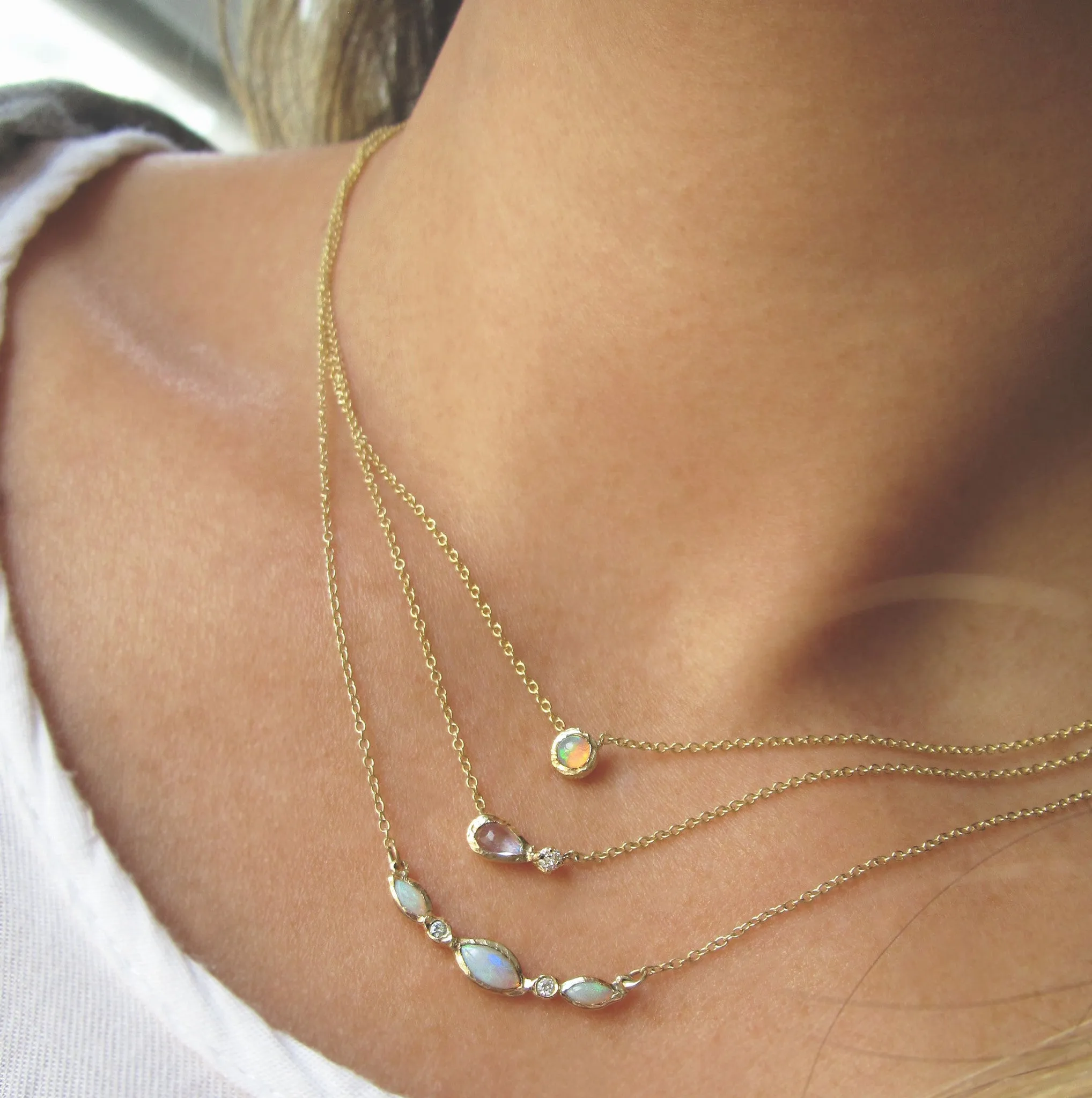 Aurora Opal Necklace