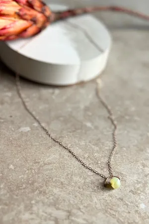 Australian Opal Drop Necklace