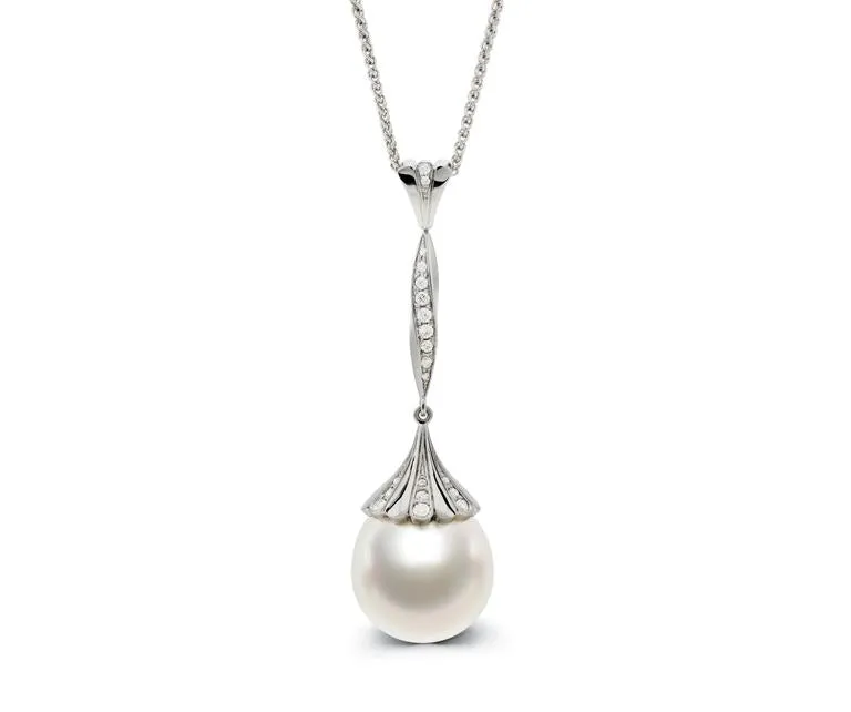 Australian Pearl and Diamond Pendant