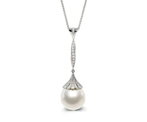 Australian Pearl and Diamond Pendant