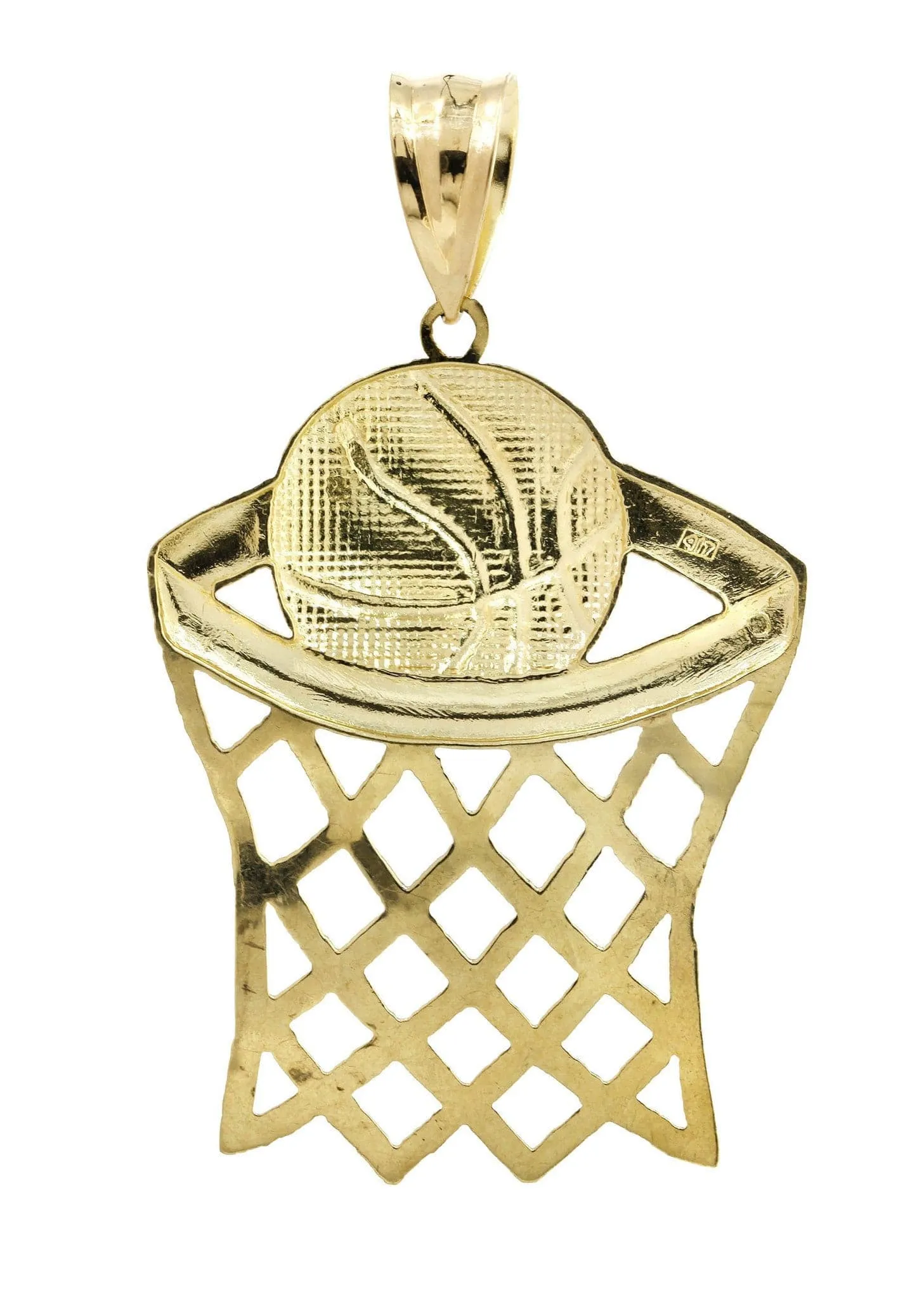 Basketball  10K Gold Pendant | 11.2 Grams