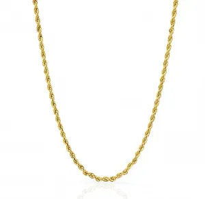 BILLIE THIN GOLD ROPE CHAIN NECKLACE