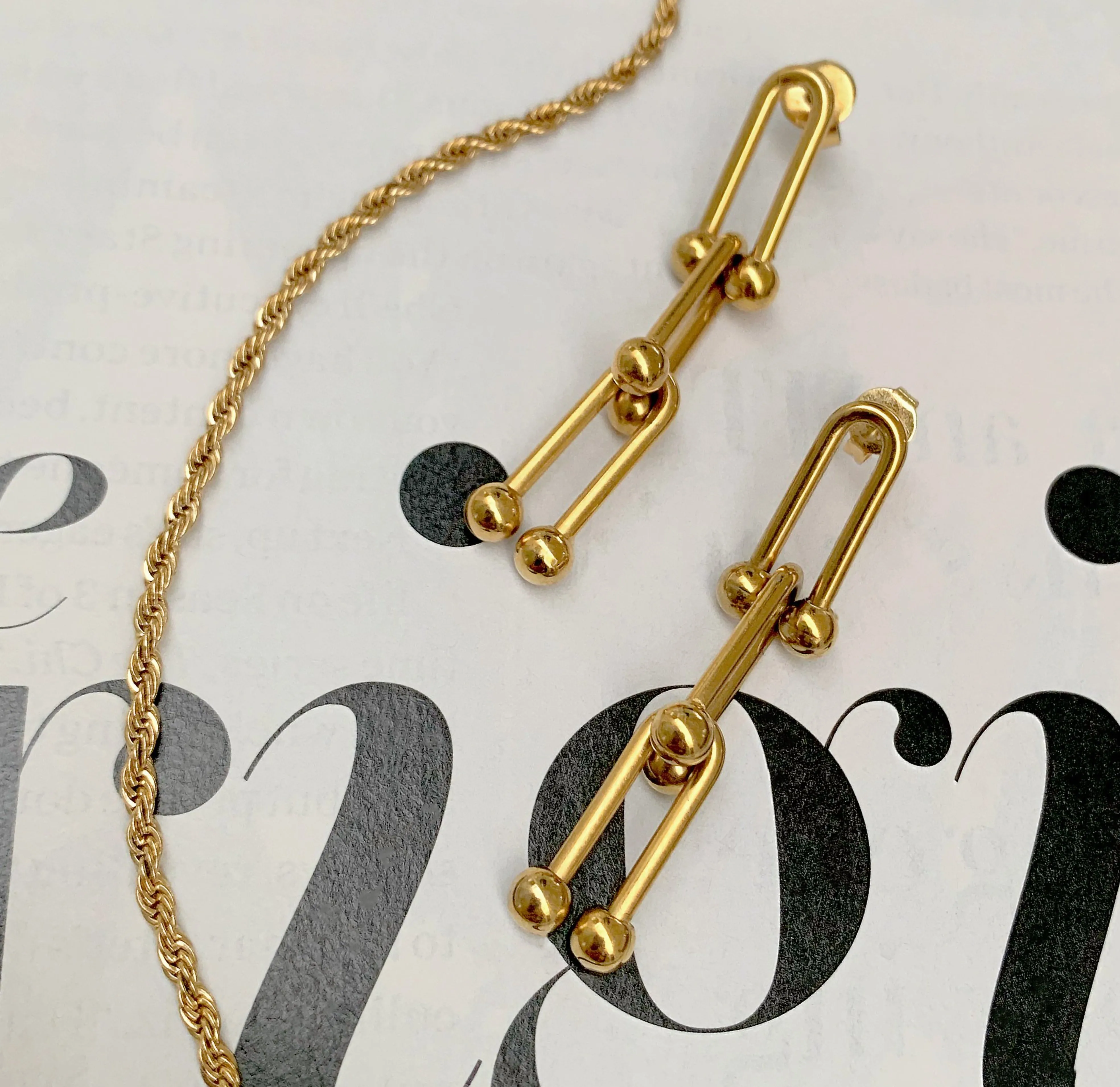 BILLIE THIN GOLD ROPE CHAIN NECKLACE