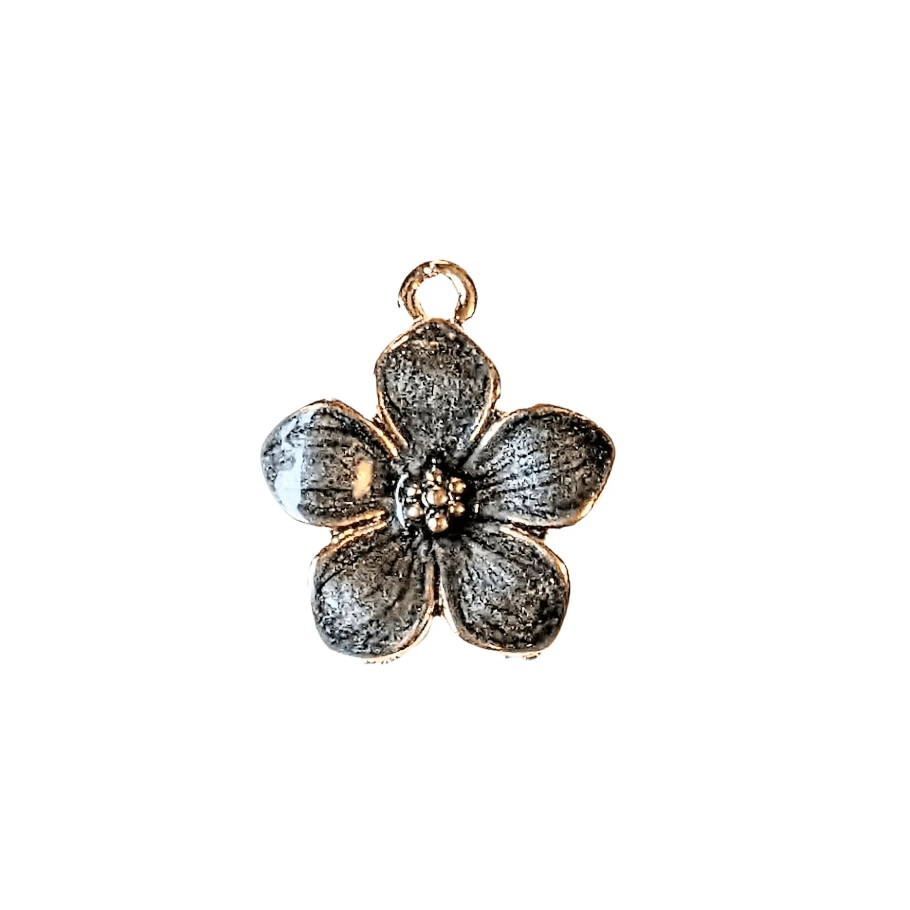 Black Flower Charm I