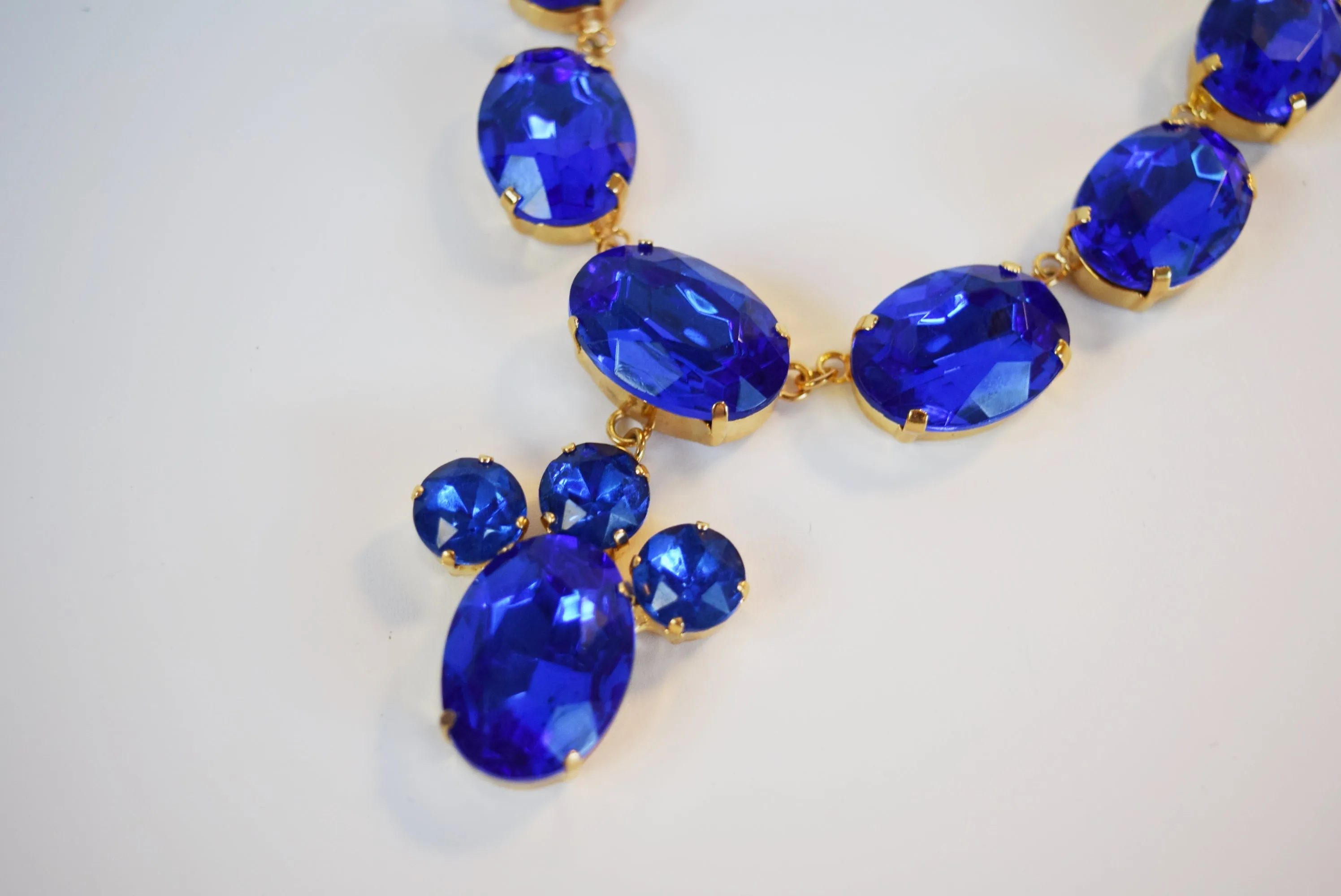 Copley Sapphire Collet Necklace