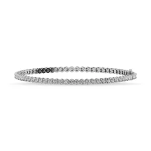 Diamond 1 Ct.Tw. 14K White Gold  Tennis Bracelet