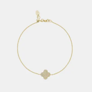 Diamond Clover Bracelet