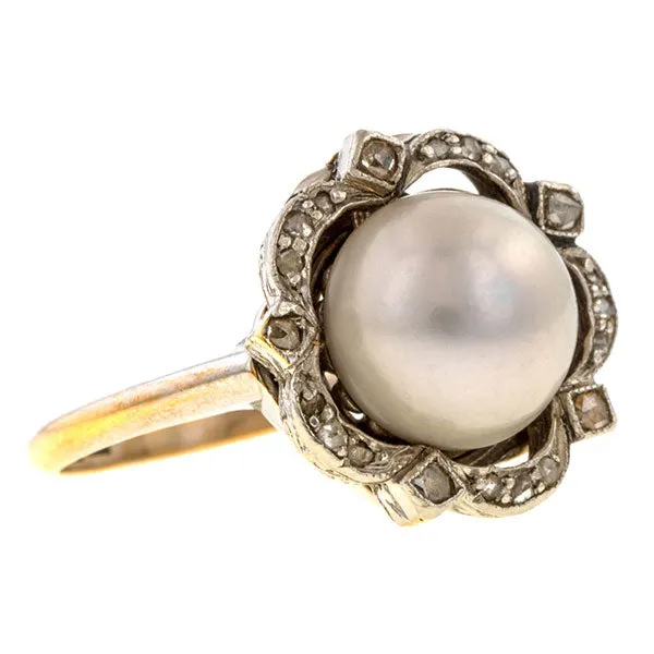 Edwardian Pearl & Diamond Convertible Brooch, Pendant & Ring