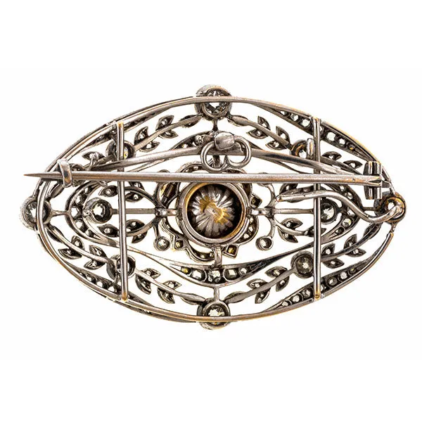 Edwardian Pearl & Diamond Convertible Brooch, Pendant & Ring