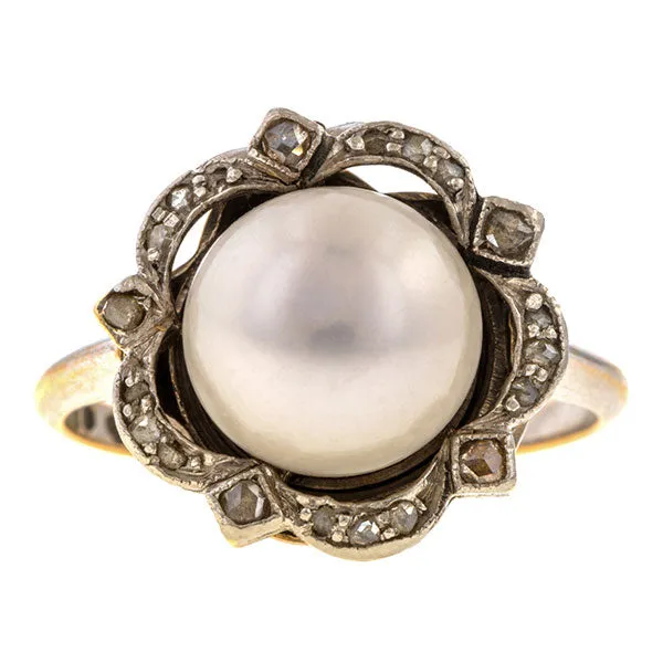 Edwardian Pearl & Diamond Convertible Brooch, Pendant & Ring