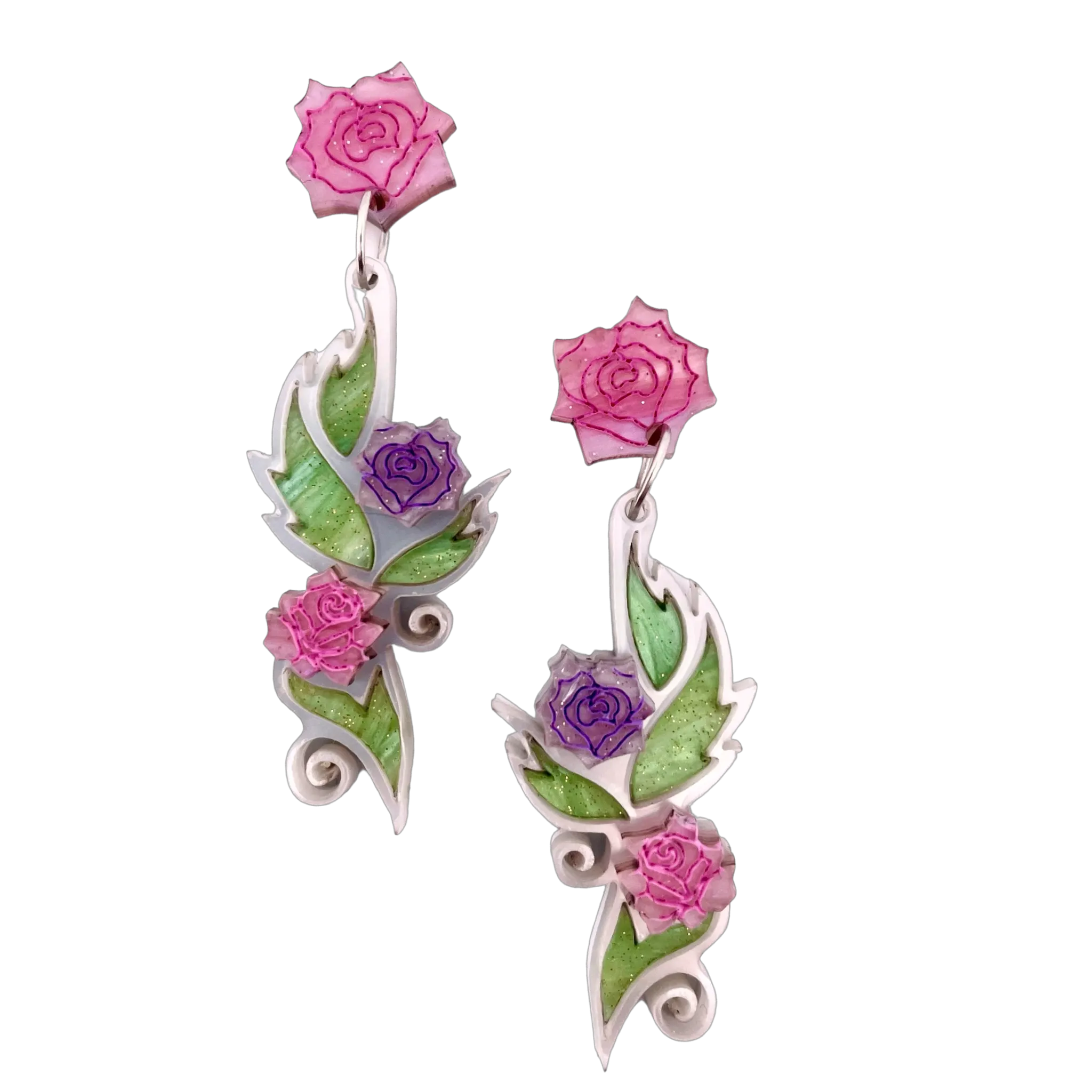 Elven rose 🌹 - Earrings