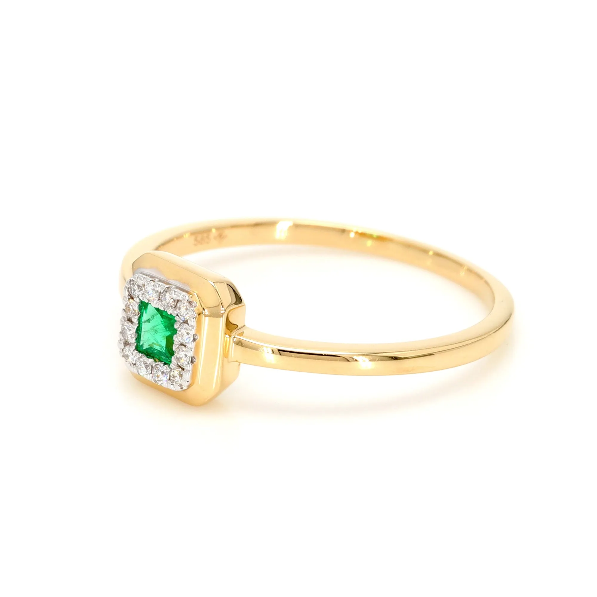 Emerald and Diamond Ring