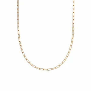 Estée Lalonde Open Box Chain Necklace 18ct Gold Plate