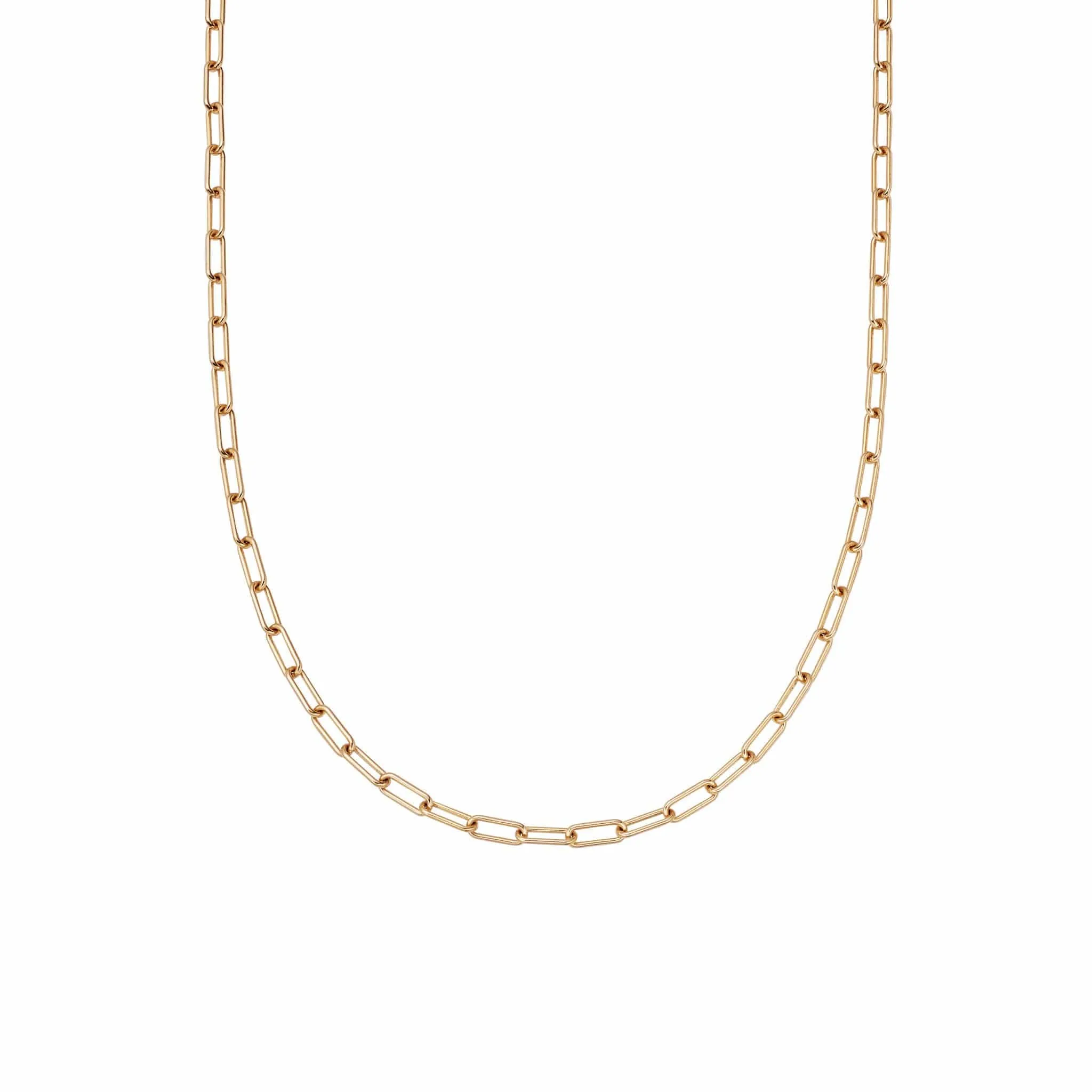 Estée Lalonde Open Box Chain Necklace 18ct Gold Plate