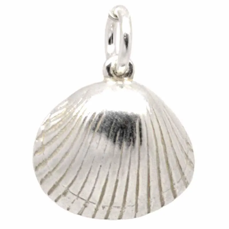 Gold Cockle Shell Charm