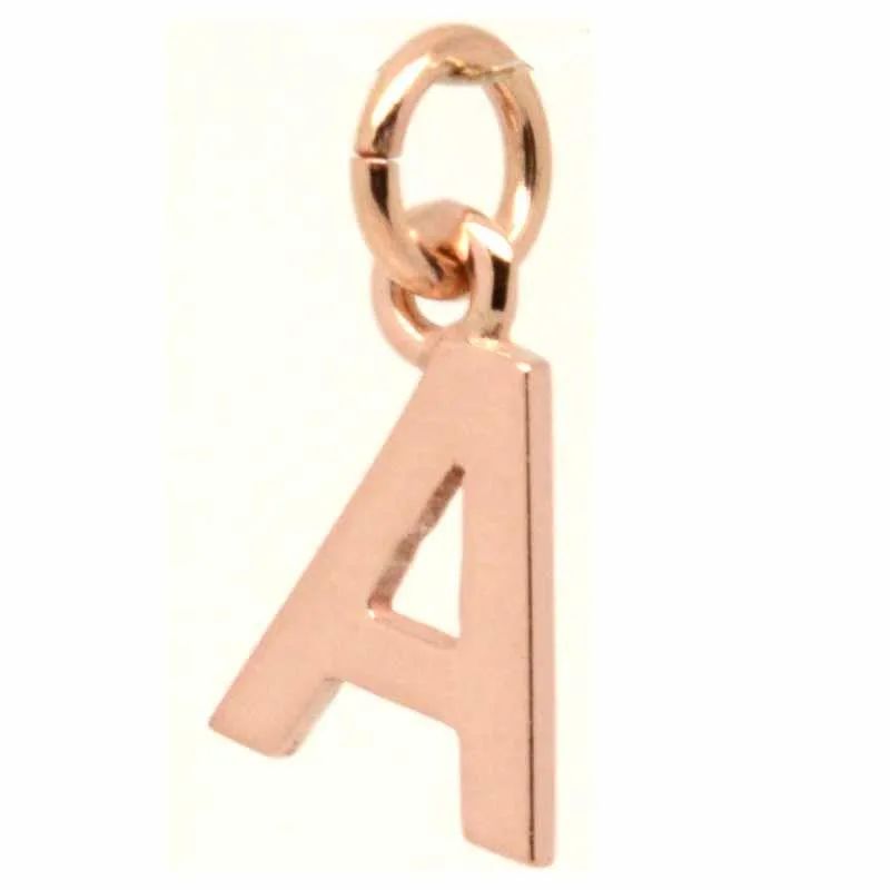 Gold Initial letter A Charm