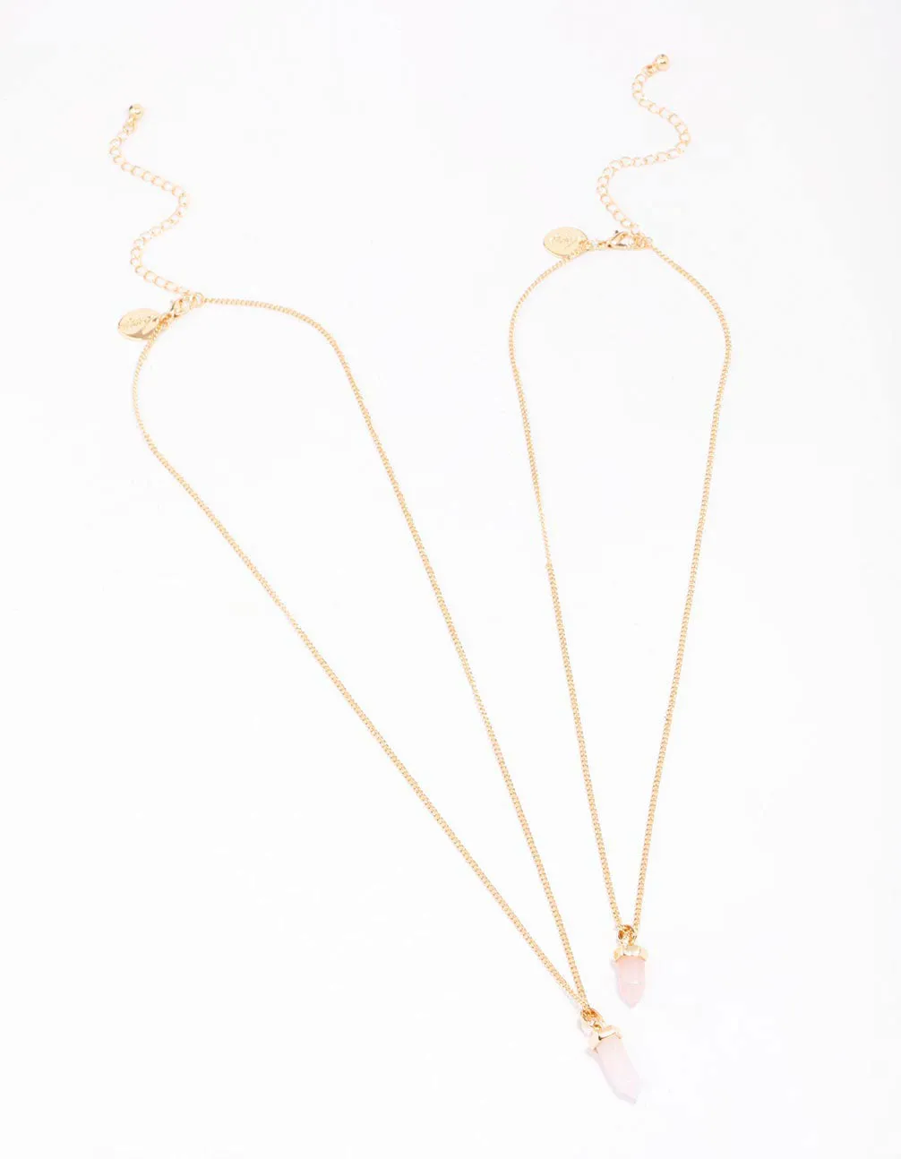 Gold Semi-Precious Shard Necklace Pack