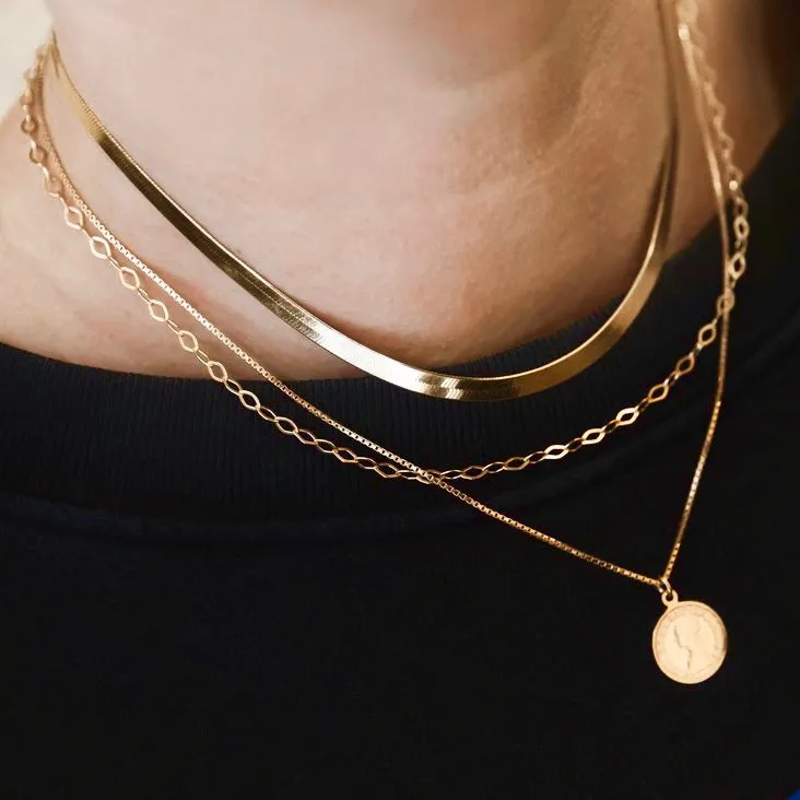 Herringbone Chain Necklace