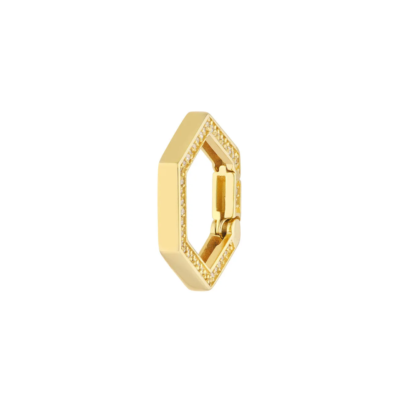 Hexagon Diamond Push Lock