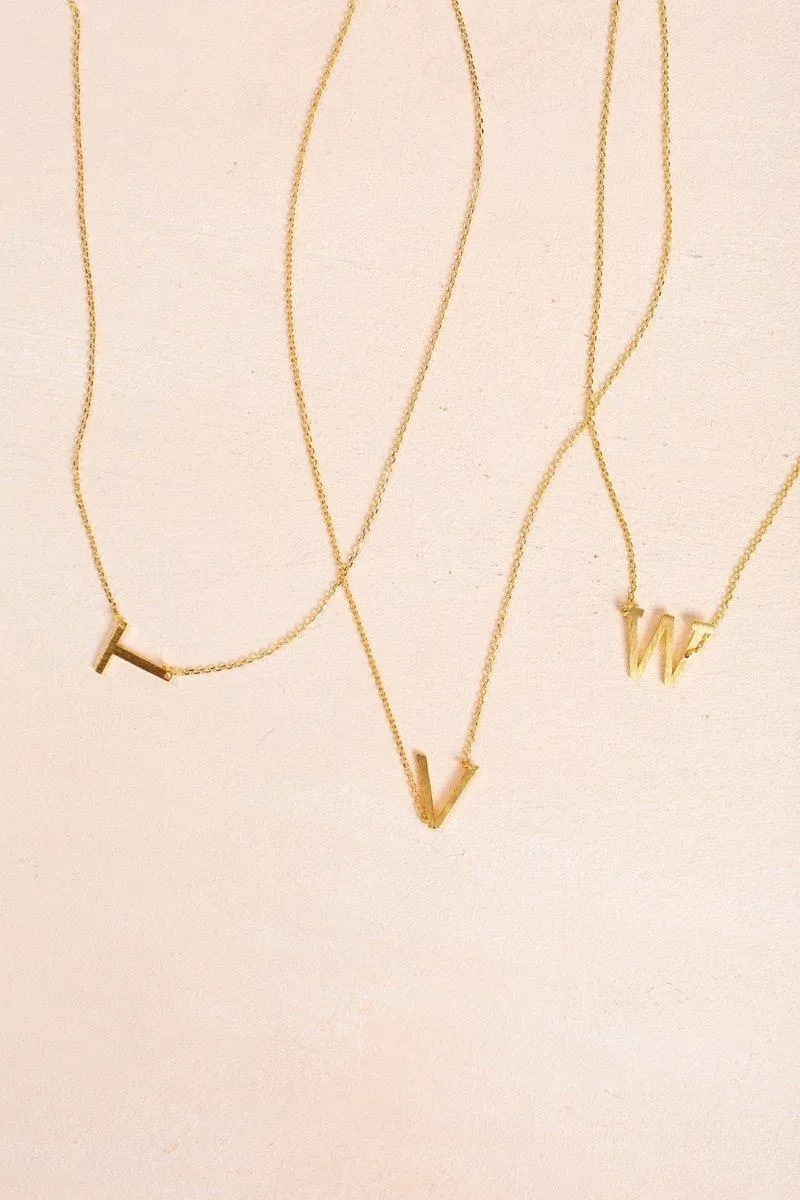 Kaye Gold Initial Necklace