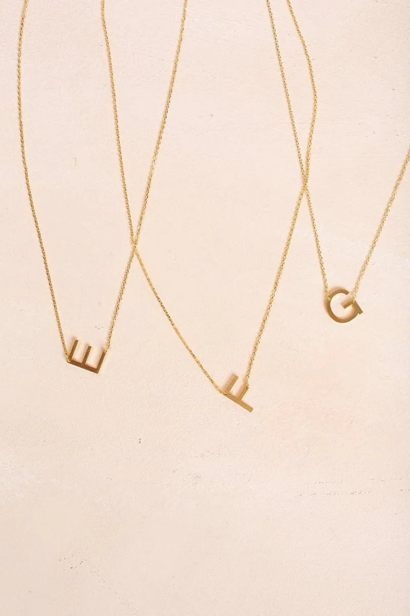 Kaye Gold Initial Necklace