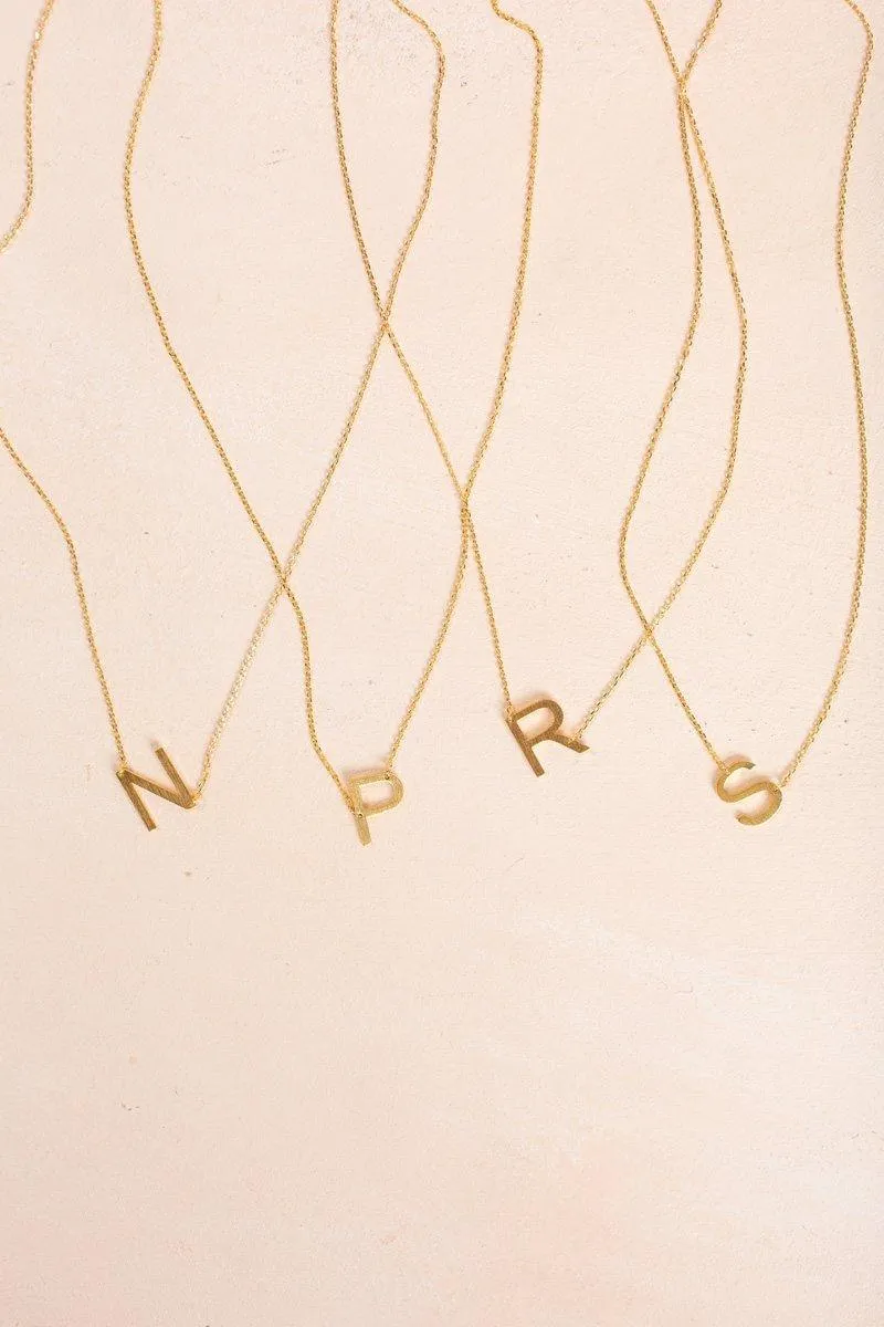 Kaye Gold Initial Necklace