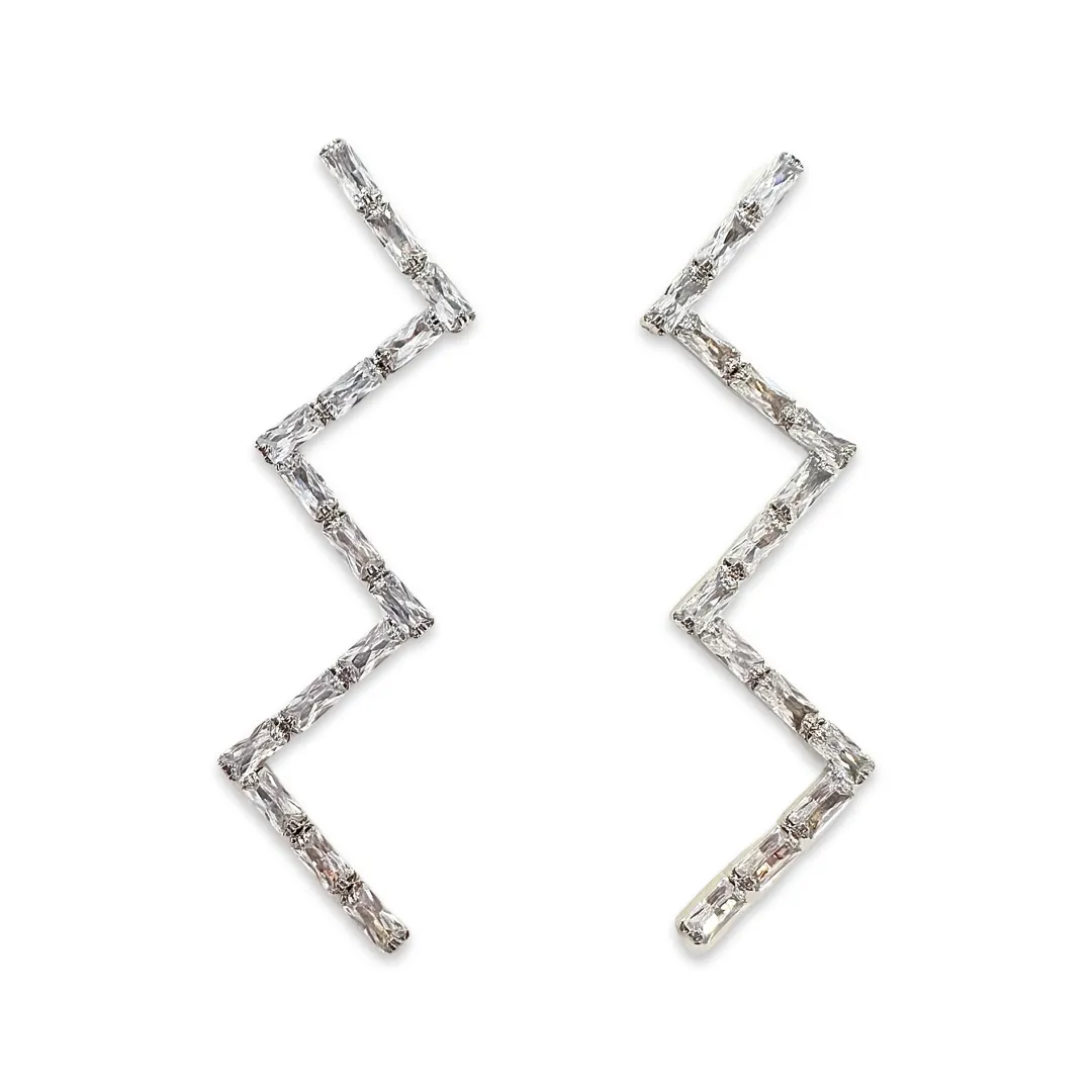 Krista Zig Zag Statement Earrings