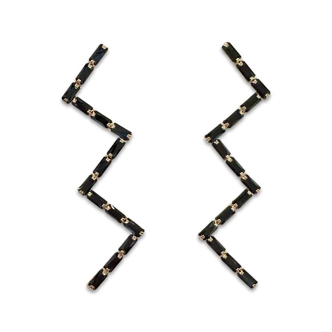 Krista Zig Zag Statement Earrings