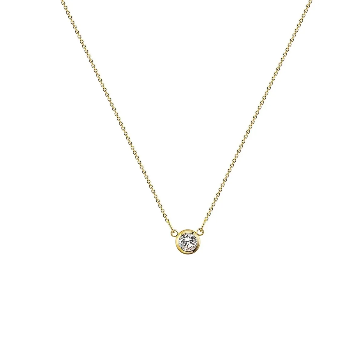 Kyerlyn Cubic Zirconia Dainty Gold Necklaces