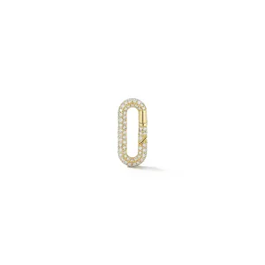 Love Notes Pave Diamond Oval Extender Link