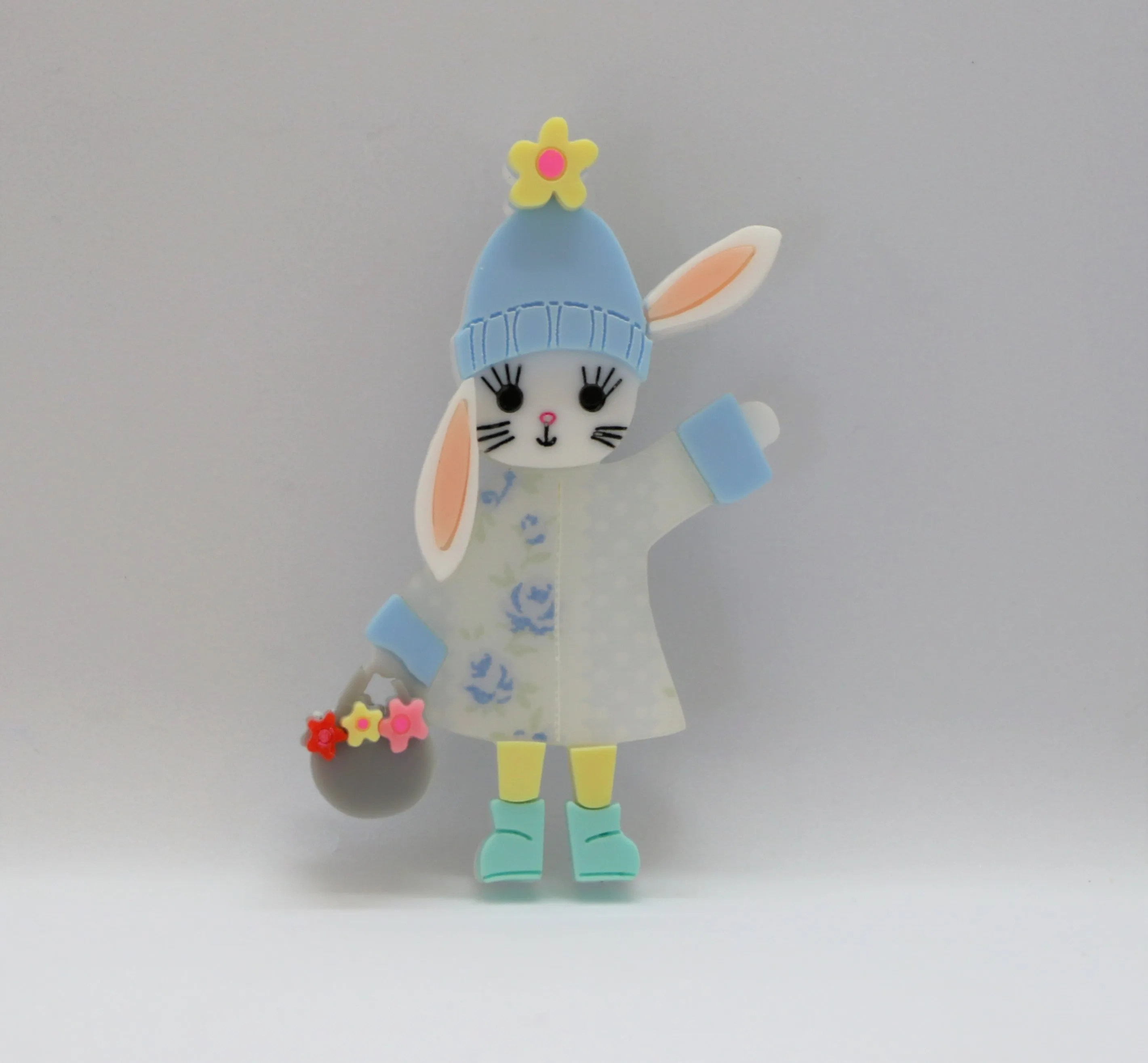 Megs - Easter Hat Parade Rabbit Brooch