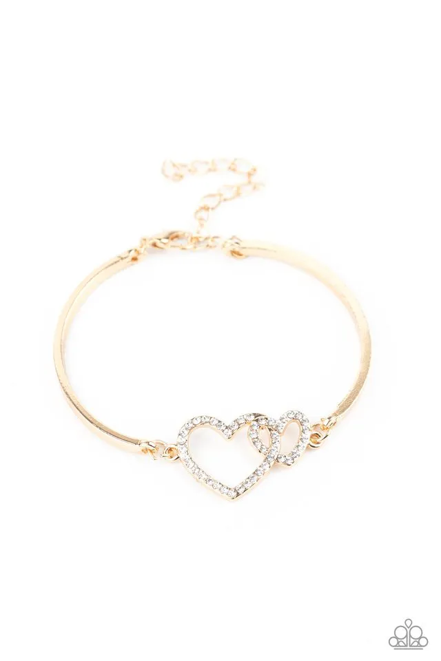 Paparazzi Bracelet ~ Cupid is Calling - Gold